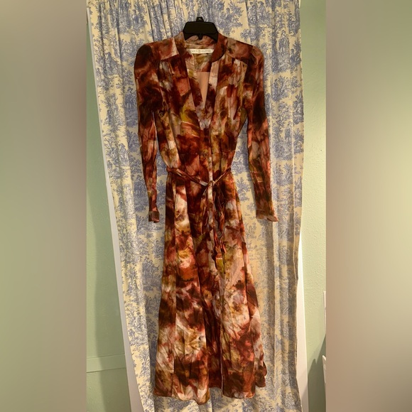 Marie Oliver Printed Long Wrap Dress - Picture 4 of 7